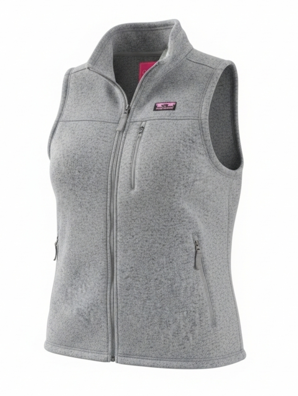 Simply Southern | Full Zip Mock Neck Woven Fleece Vest - SIZE WOMEN SIZE LARGE